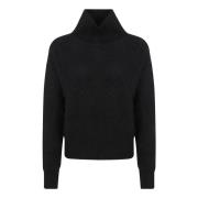 Zwarte Sweaters Panino Max Mara Studio , Black , Dames