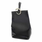 Pre-owned Leather shoulder-bags Cartier Vintage , Black , Dames