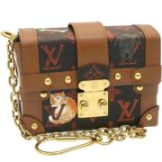 Pre-owned Canvas pouches Louis Vuitton Vintage , Brown , Dames