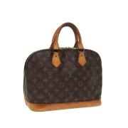 Pre-owned Canvas handbags Louis Vuitton Vintage , Brown , Dames