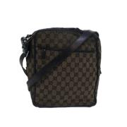 Pre-owned Canvas gucci-bags Gucci Vintage , Brown , Dames