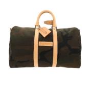 Pre-owned Canvas louis-vuitton-bags Louis Vuitton Vintage , Green , Da...