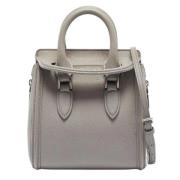 Pre-owned Leather shoulder-bags Alexander McQueen Pre-owned , Gray , D...