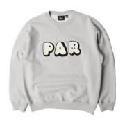 Chenille Geborduurde Crew Neck Sweatshirt by Parra , Gray , Heren