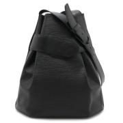 Pre-owned Leather shoulder-bags Louis Vuitton Vintage , Black , Dames