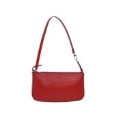 Pre-owned Leather louis-vuitton-bags Louis Vuitton Vintage , Red , Dam...