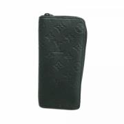 Pre-owned Leather wallets Louis Vuitton Vintage , Black , Dames