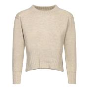 Beige Gebreide Kleding Aw24 Loulou Studio , Beige , Dames