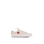 Chuck 70 Canvas Sneakers Comme des Garçons Play , White , Dames