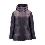 Winterjas met capuchon - Violets Stijl Jott , Blue , Dames