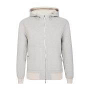 Omkeerbare Cashmere Bomber Jas Eleventy , Gray , Heren