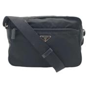 Pre-owned Canvas crossbody-bags Prada Vintage , Black , Dames