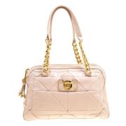 Pre-owned Leather shoulder-bags Marc Jacobs Pre-owned , Beige , Dames