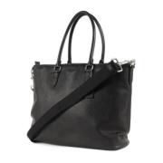 Pre-owned Leather shoulder-bags Coach Pre-owned , Black , Dames