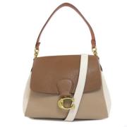 Pre-owned Leather handbags Coach Pre-owned , Brown , Dames