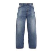 Blauwe Jeans voor Mannen Aw24 Valentino , Blue , Heren