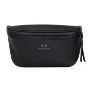 Zwarte heren heuptas boxstijl Armani Exchange , Black , Heren