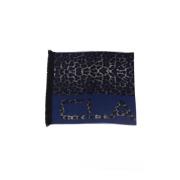 Animalier Patroon Sjaal Accessoires Cavalli Class , Blue , Heren