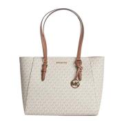 Omkeerbare leren tote tas Michael Kors , Beige , Dames