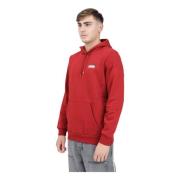 Rode hoodie met klein logo Puma , Red , Heren