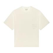 Wit Katoenen T-Shirt Regular Fit Paul & Shark , White , Heren