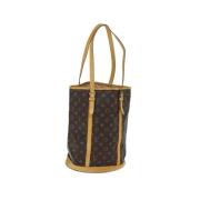 Pre-owned Canvas louis-vuitton-bags Louis Vuitton Vintage , Brown , Da...