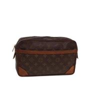 Pre-owned Canvas louis-vuitton-bags Louis Vuitton Vintage , Brown , Da...