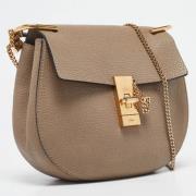 Pre-owned Leather shoulder-bags Chloé Pre-owned , Beige , Dames