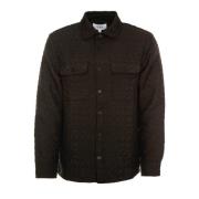 Jacquard Overshirt met Kent Kraag Wax London , Black , Heren