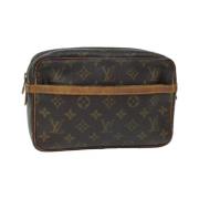 Pre-owned Canvas louis-vuitton-bags Louis Vuitton Vintage , Brown , Da...