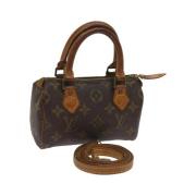 Pre-owned Canvas louis-vuitton-bags Louis Vuitton Vintage , Brown , Da...