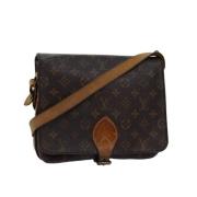 Pre-owned Canvas louis-vuitton-bags Louis Vuitton Vintage , Brown , Da...