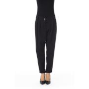 Oversized Broek met Amerikaanse Zakken Byblos , Black , Dames