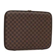 Pre-owned Canvas home-office Louis Vuitton Vintage , Brown , Dames