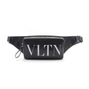 Pre-owned Leather crossbody-bags Valentino Vintage , Black , Dames