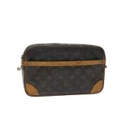 Pre-owned Canvas louis-vuitton-bags Louis Vuitton Vintage , Brown , Da...