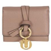 Pre-owned Leather wallets Chloé Pre-owned , Brown , Dames