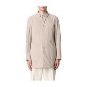 Slim-Fit Waterdichte en Ademende Trench People of Shibuya , Beige , He...