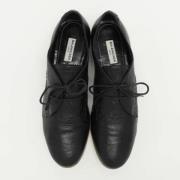 Pre-owned Leather flats Balenciaga Vintage , Black , Dames