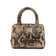 Python Print Leren Mini Handtas Pompei Donatella , Brown , Dames