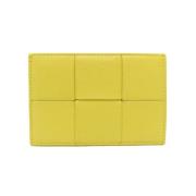 Pre-owned Leather home-office Bottega Veneta Vintage , Yellow , Unisex