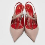 Pre-owned Leather heels Valentino Vintage , Pink , Dames