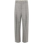 Heritage Grey Geruite Broek Vince , Gray , Dames