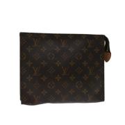 Pre-owned Canvas louis-vuitton-bags Louis Vuitton Vintage , Brown , Da...