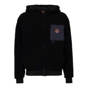 Zwarte Sherpa Hoodie Sweaters Mauna Kea , Black , Heren