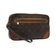 Pre-owned Canvas louis-vuitton-bags Louis Vuitton Vintage , Brown , Da...