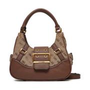 Monogram Handtas - Bruin Synthetisch Guess , Brown , Dames