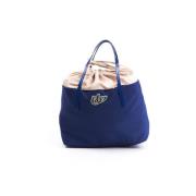 Stoffen en Synthetisch Leren Shopper Tas Byblos , Blue , Dames