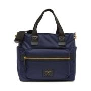 Stijlvolle Leren Tas Marc Jacobs , Blue , Dames