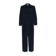 Stijlvolle Jumpsuit met Tuta R001 Tela , Blue , Dames